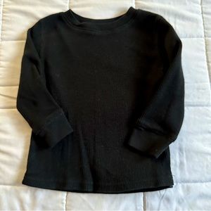 Cat & Jack - Long Sleeved Thermal - Black - Sz: 18M